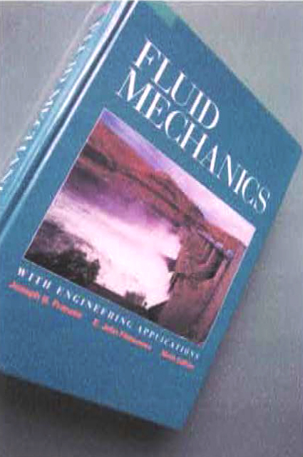 3.　1　書名：Fluid Mechanics with Engineering Applications　第9版　Joseph B. Franzini、E. John Finnemore　著　807頁　McGraw-Hill 社発行 103US$