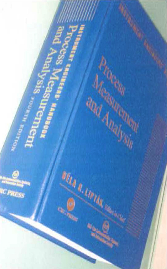 7.　1　書名：Instrument Engineers' Handbook. Volume 1: Process Measurement and Analysis　第4版　Bela G. Liptak　編　1920頁　CRC PRESS 社　2003年刊　160US$
